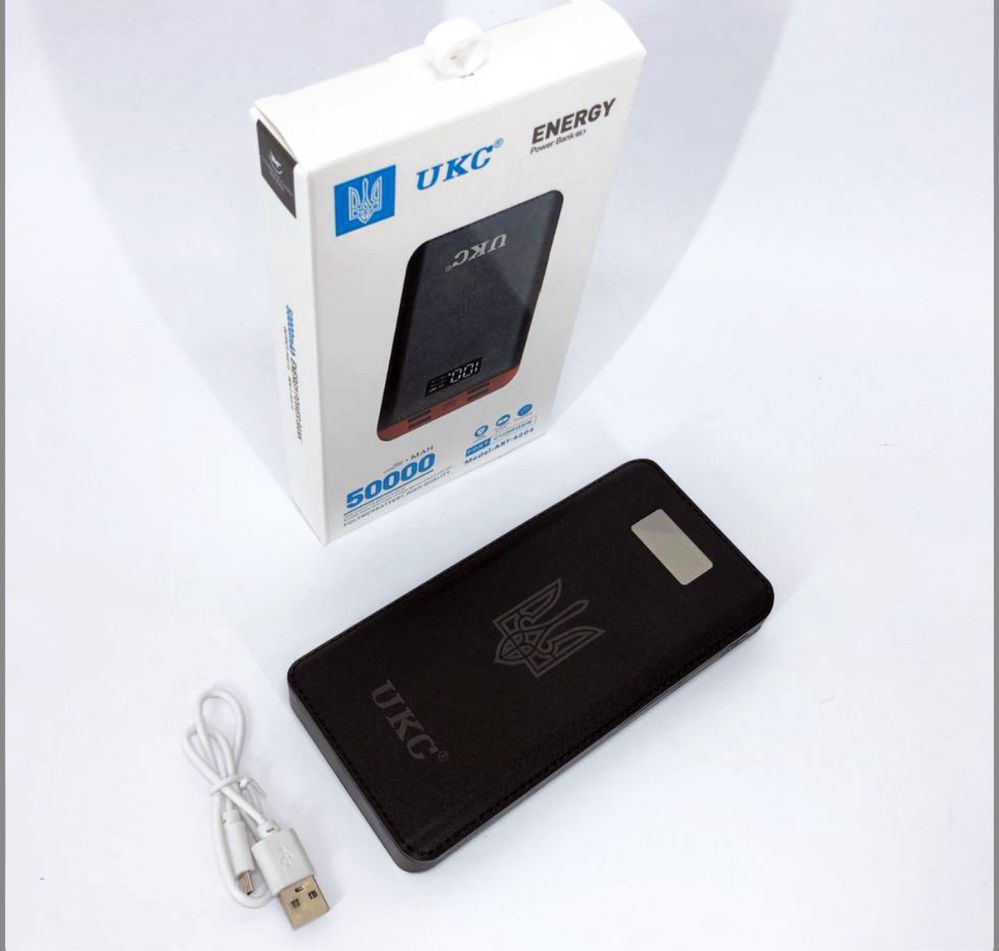 Акумулятор портативний павербанк POWER BANK UKC 50000mah