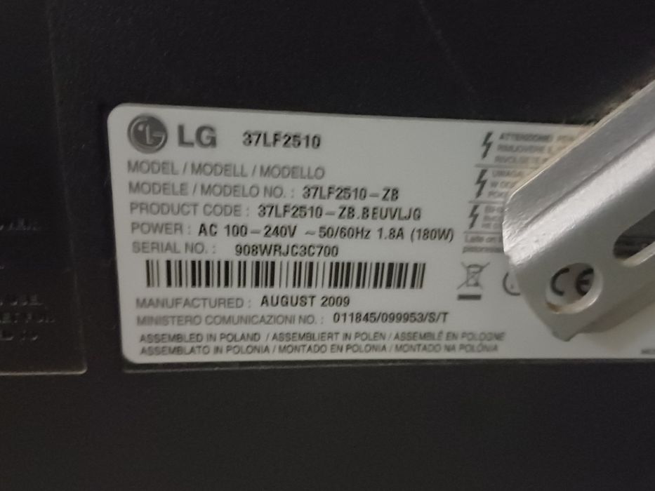 Televisao LG 37lf2510
