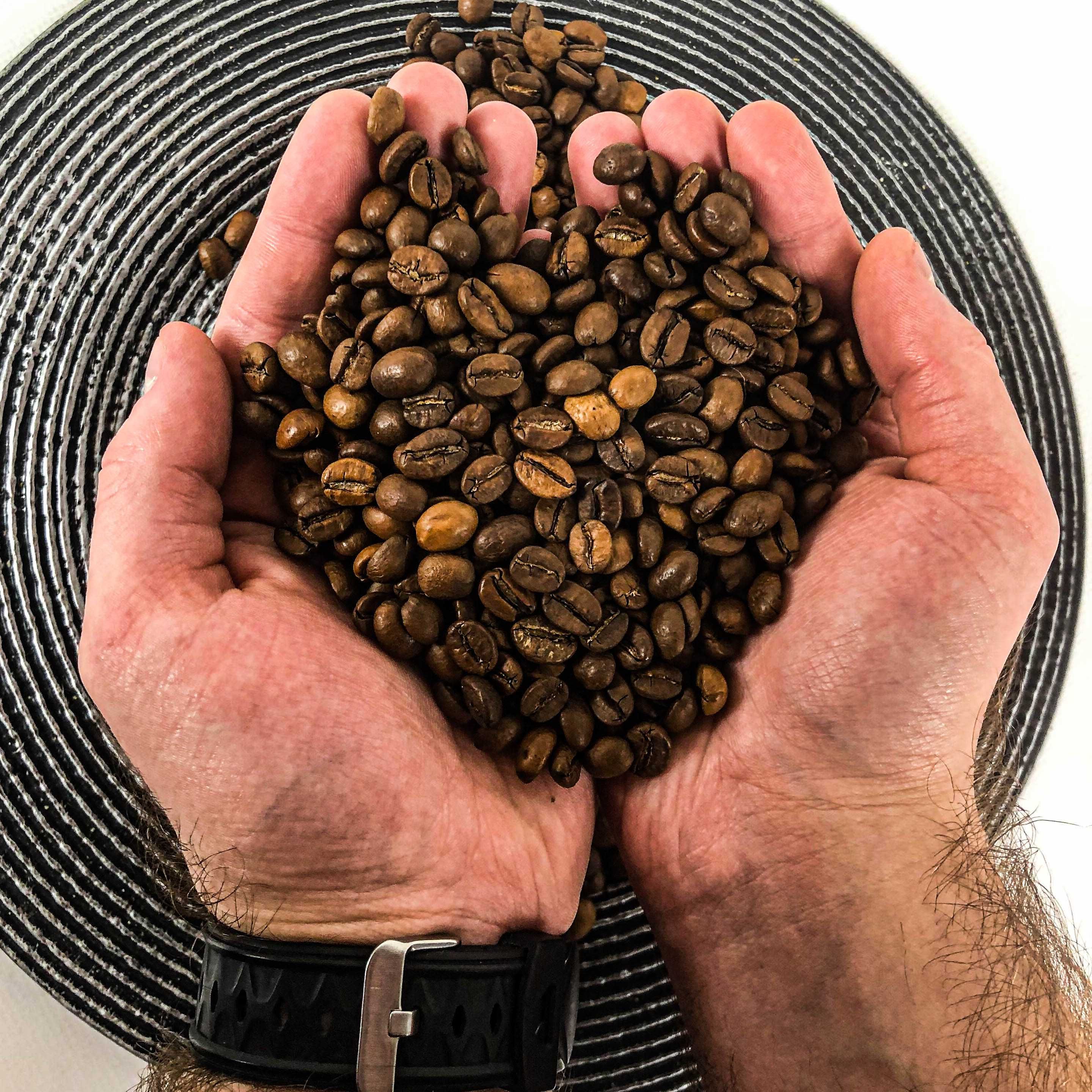 NEW! Кофе в зернах крафтовый купаж 60%40% ОБЖАРЕН УТРОМ. Кава 1 кг
