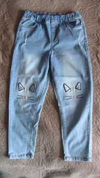 Spodnie jeans r 140 Smyk Cool Club + legginsy