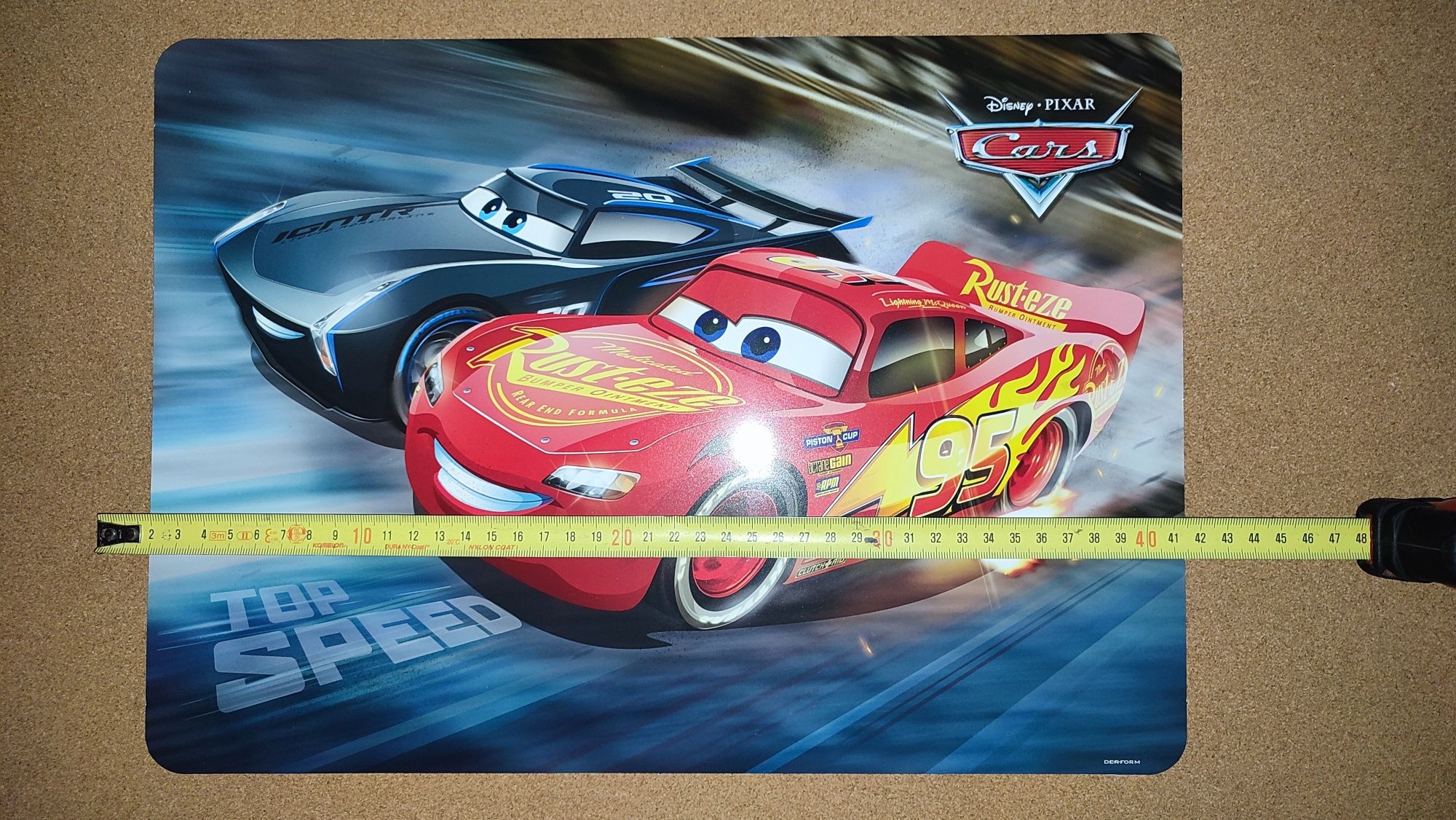 Disney Cars Auta Zygzak Jackson Sztorm Podkładka Regularna Dwustronna