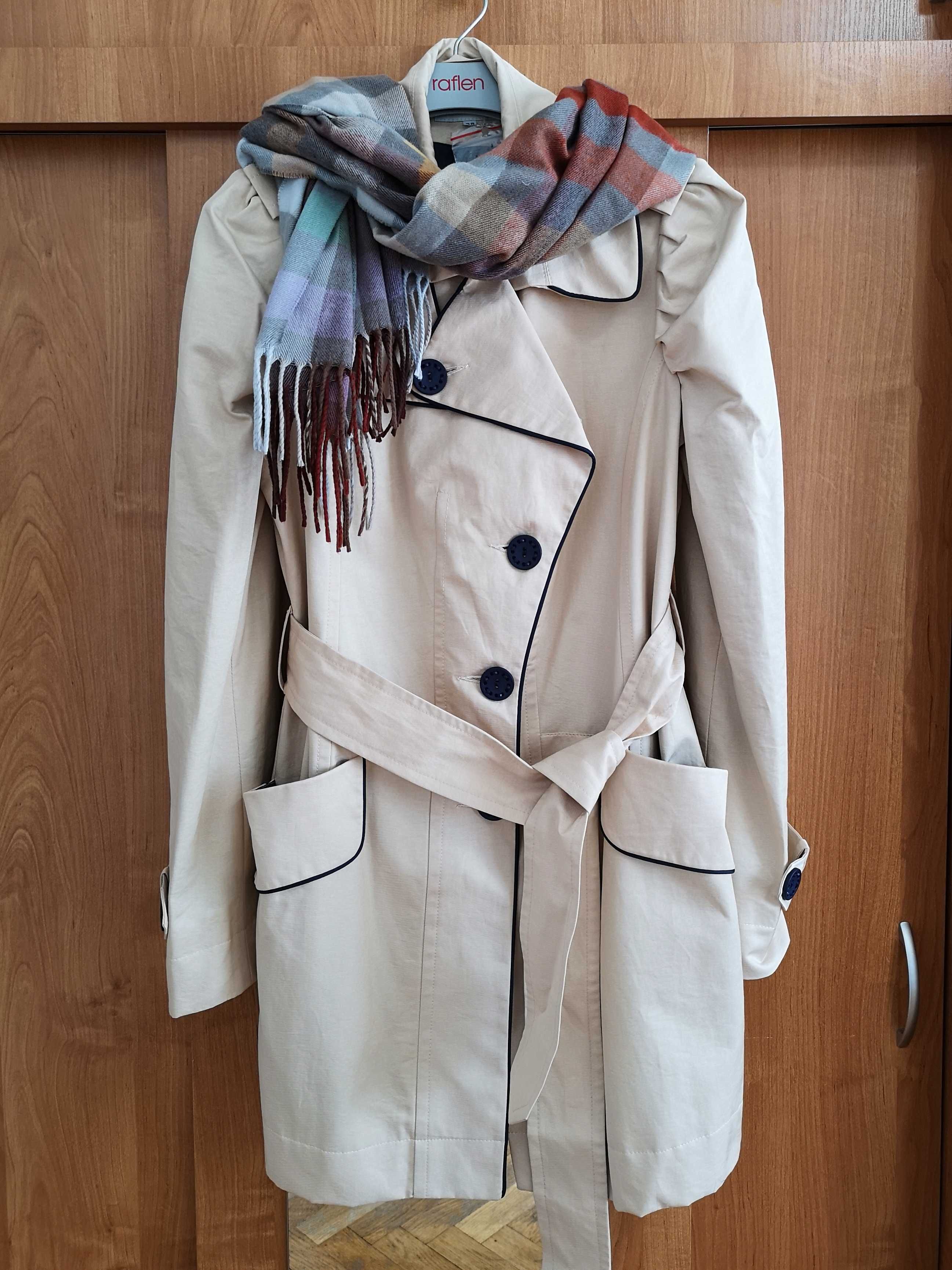 Płaszcz trencz damski Raflen Collection r.38 NOWY