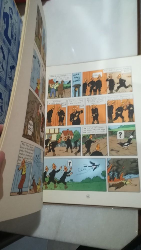 As aventuras de Tintim a ilha negra - 1ª edição 1969 Hergé TinTin BD