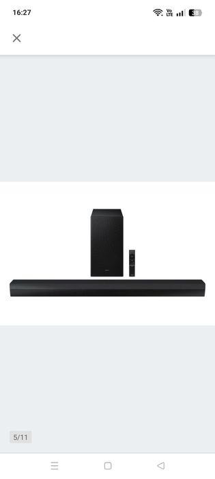Soundbar Samsung HW B650D 370W