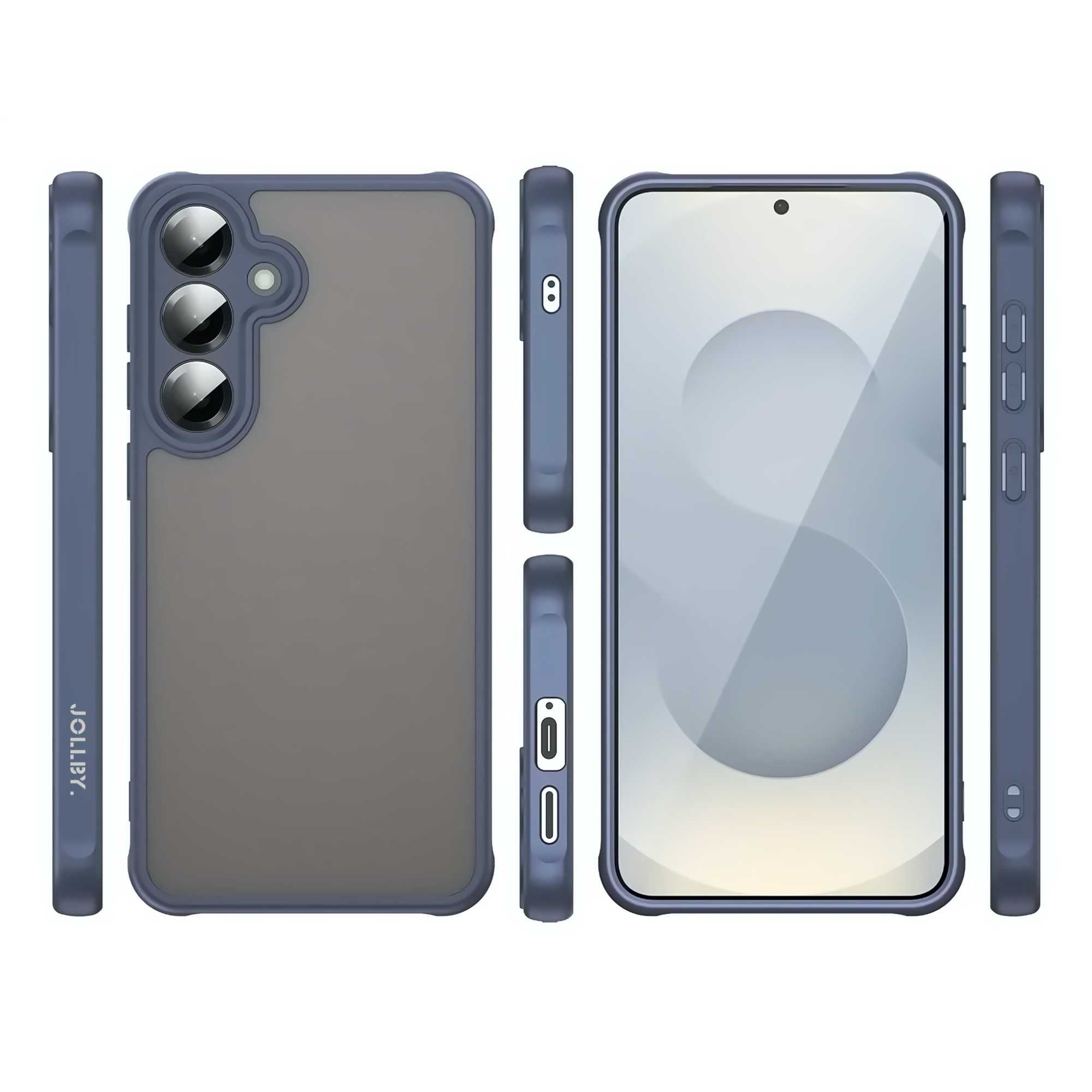 Etui JOLLBY. Shadow do Samsung Galaxy S25 Plus (FROSTED BLUE)
