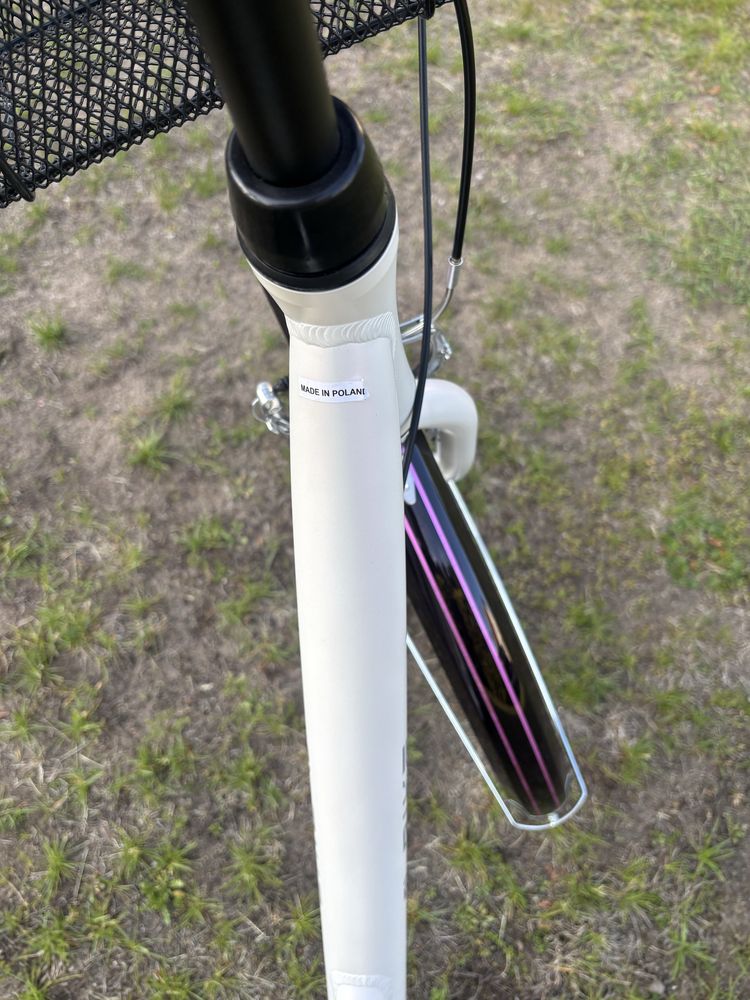 Rower  M-bike cityline 326 biały