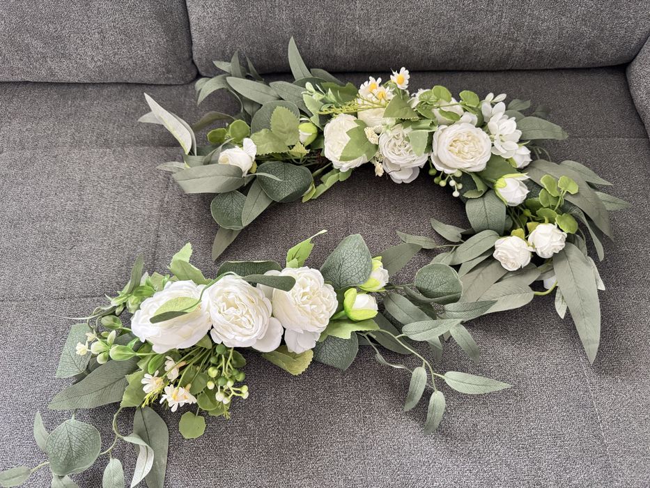 Sztuczne kwiaty, ślub, wesele, dekoracja
