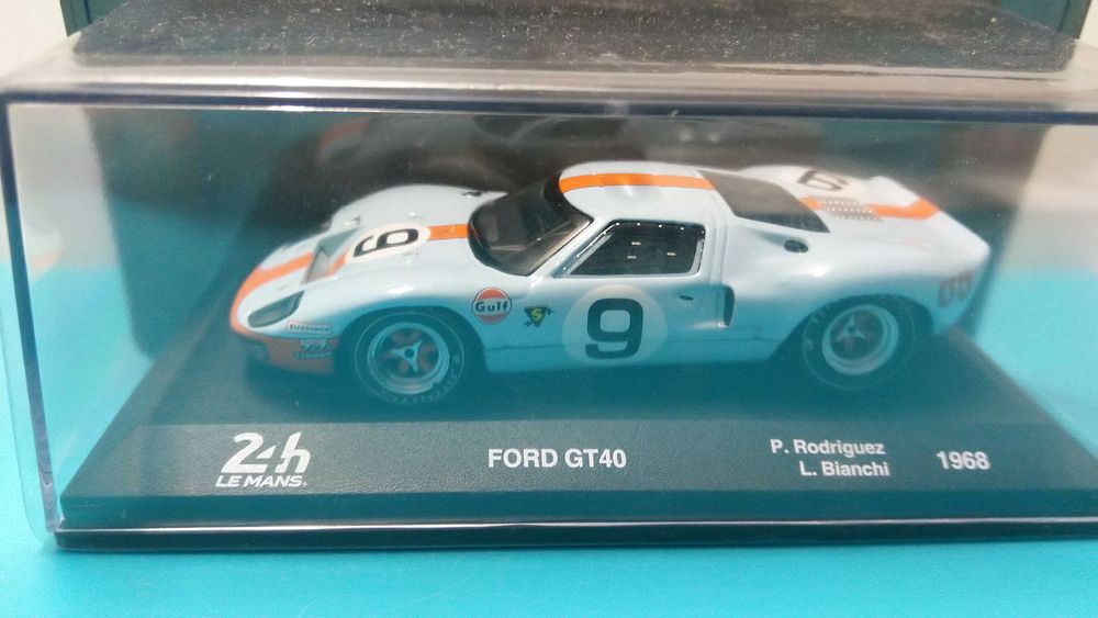 Ford GT40 #9: Vencedor 24h Le Mans 1968 - Miniatura IXO escala 1/43