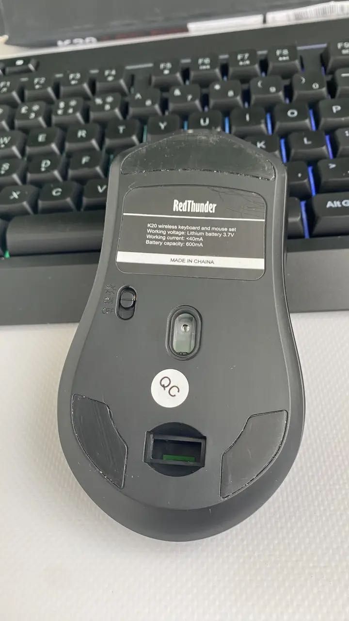 Бездротова клавіатура та миша RedThunder K20