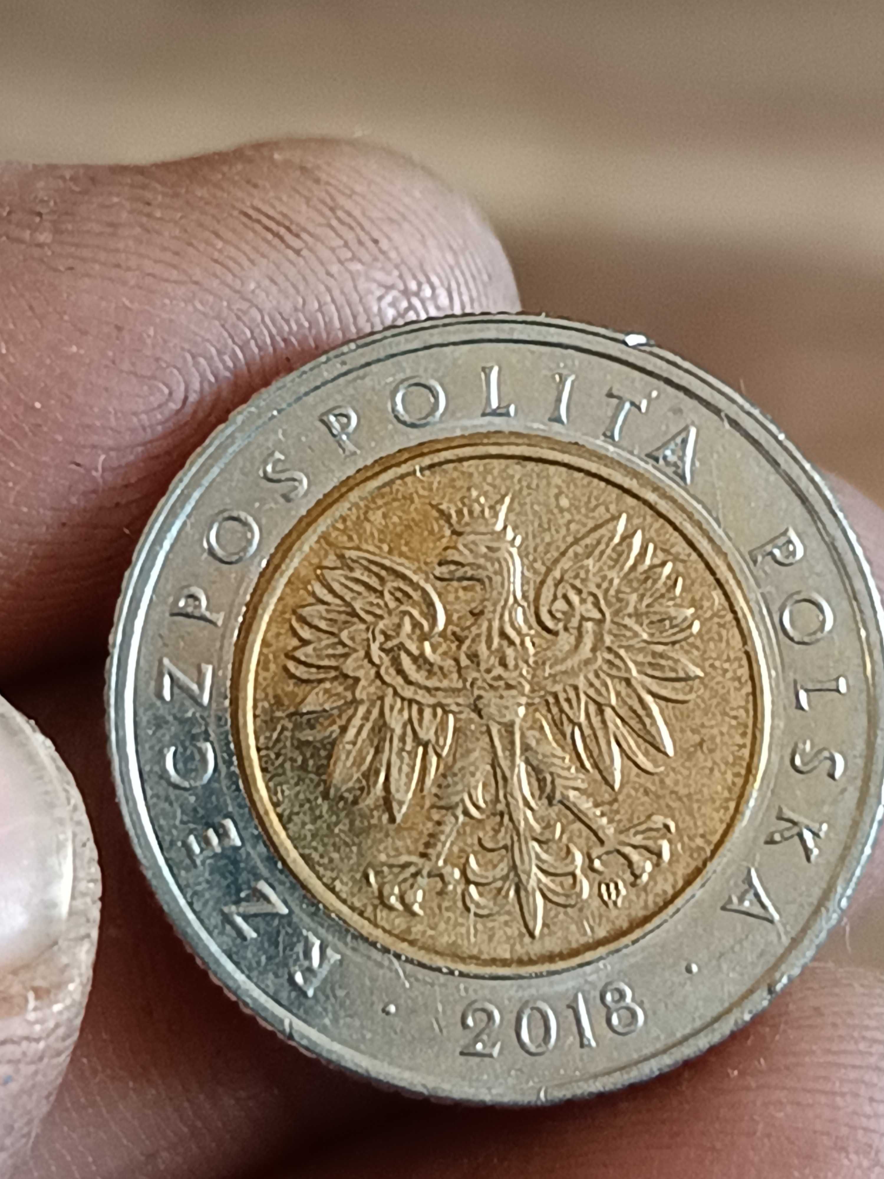 Sprzedam 5 zloty 2018 r