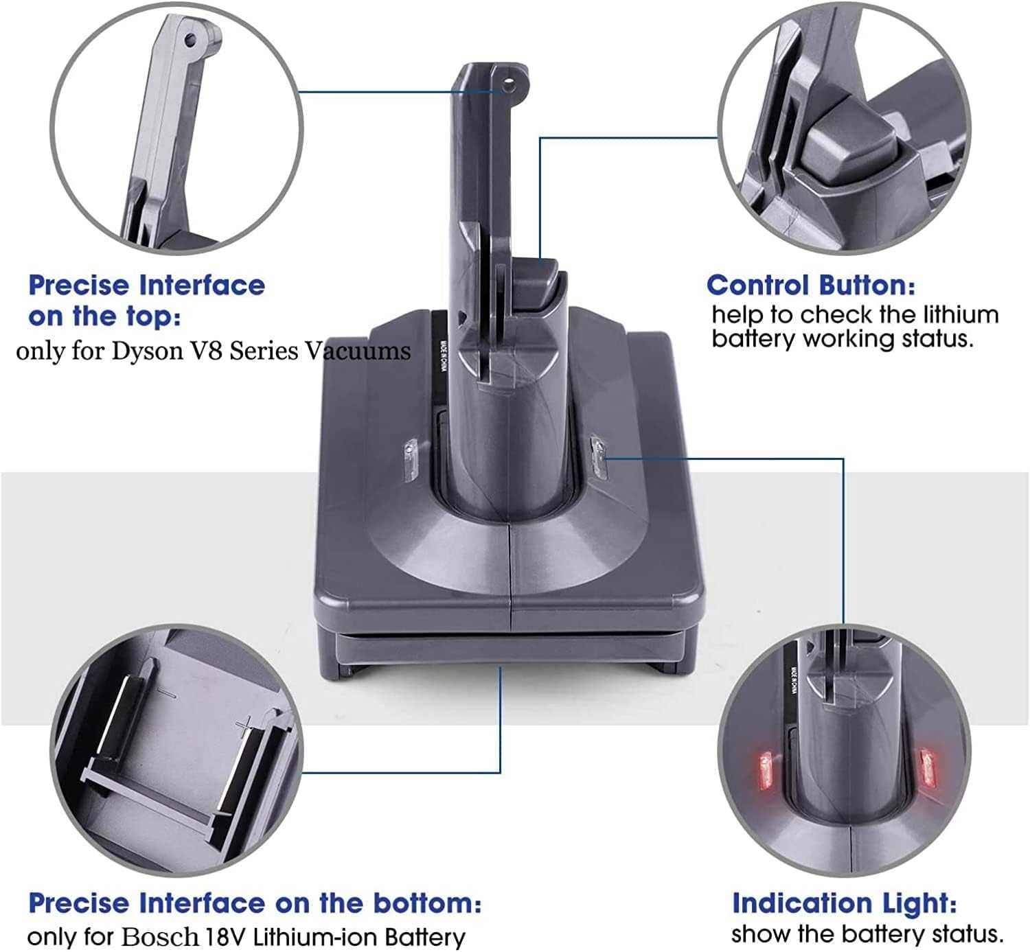 BATERIA DO DYSON V7 SV11 akumulator 21.6V filtry 8000 mAh