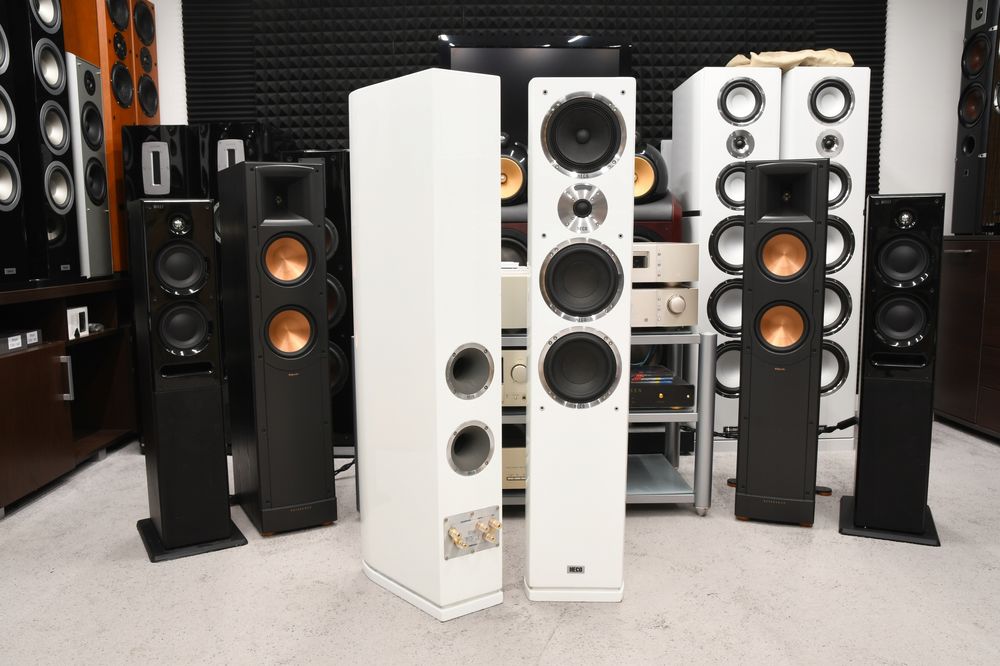 Kolumny podłogowe stereo Heco Celan GT 702 potężne brzmienie!