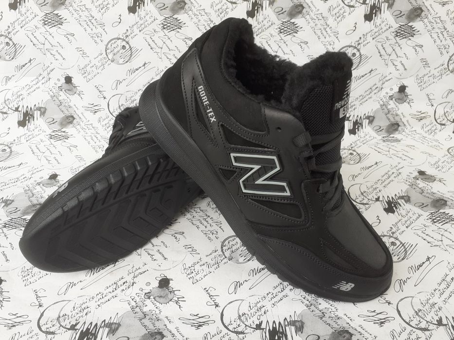 2 цвета NEW BALANCE 510 зимние кожаные кроссовки на меху красовки мех