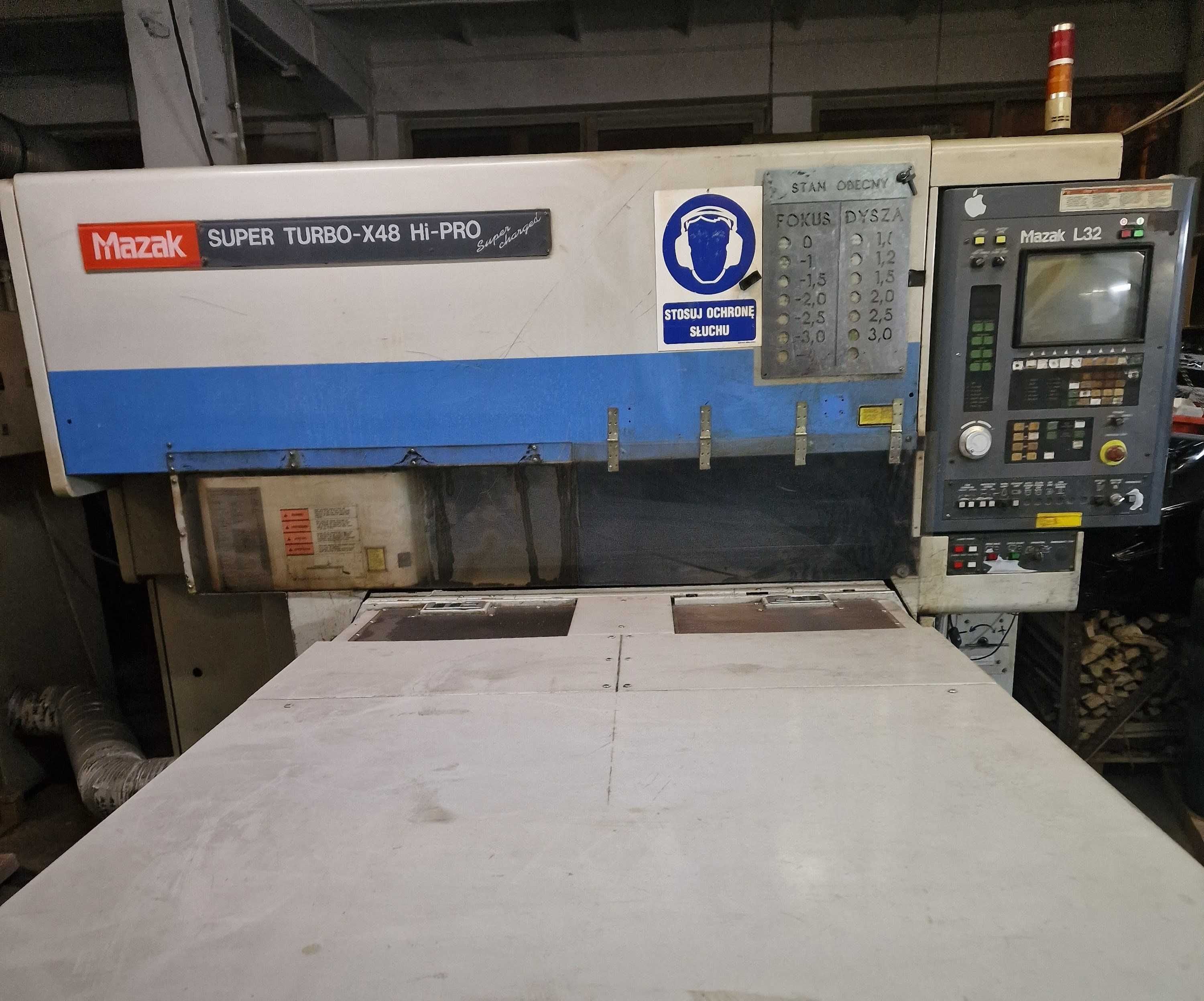 Wycinarka laser używana MAZAK SUPER TURBO X48 HI-PRO