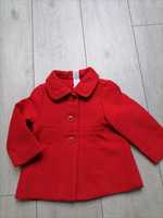 Płaszcz kurtka czerwony  c&a jak nowy 80