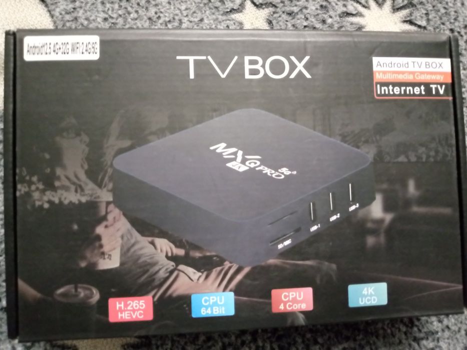 Смарт Тв приставка (SMART BOX) MXQ Pro 4/32  Android 11.0