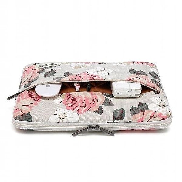 Etui do Laptopa 13-14" Canvaslife White Rose