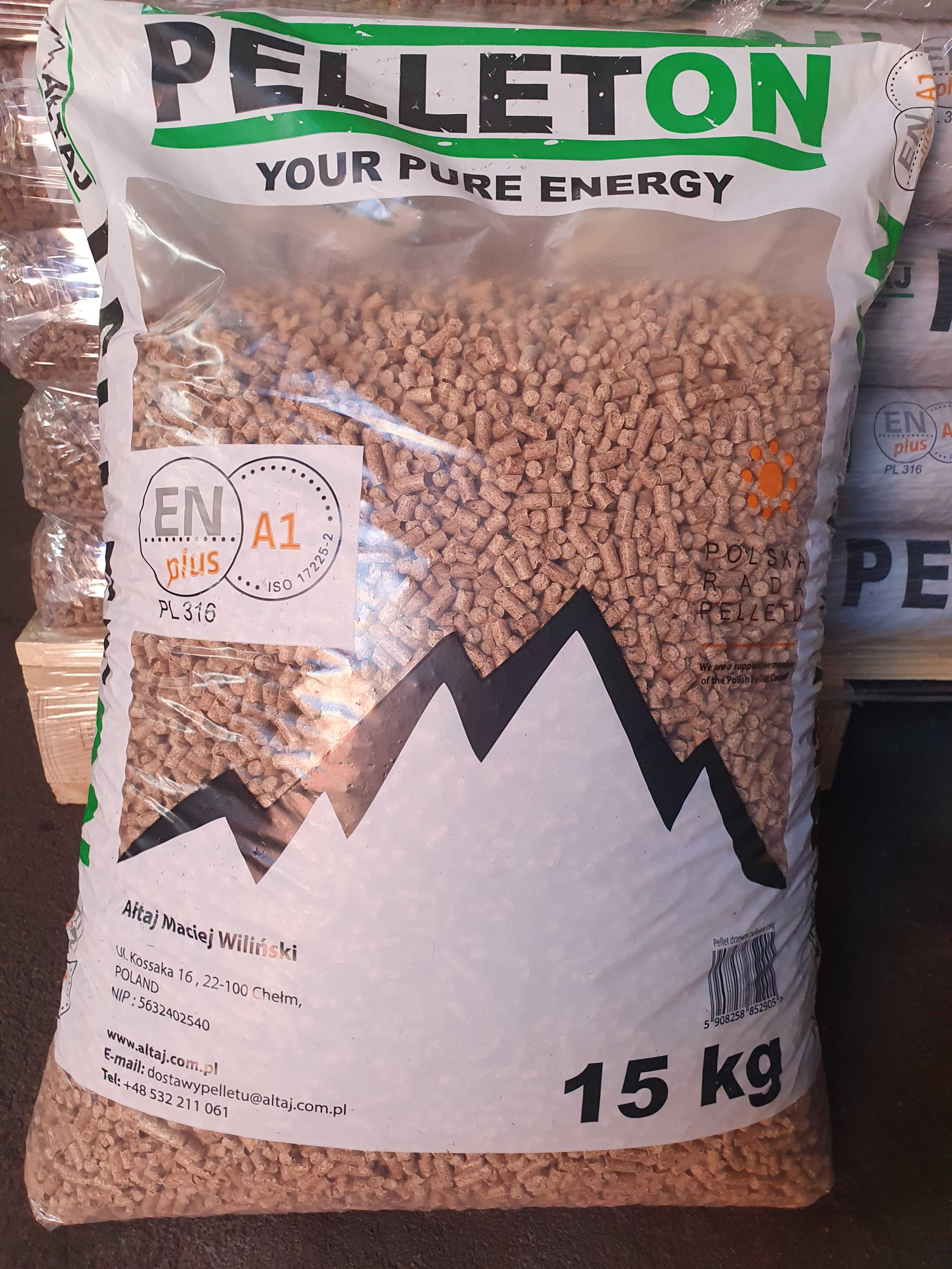 77. Certyfikowany Pellet Drzewny „Pelleton” A1 EN Plus  KOD-05852