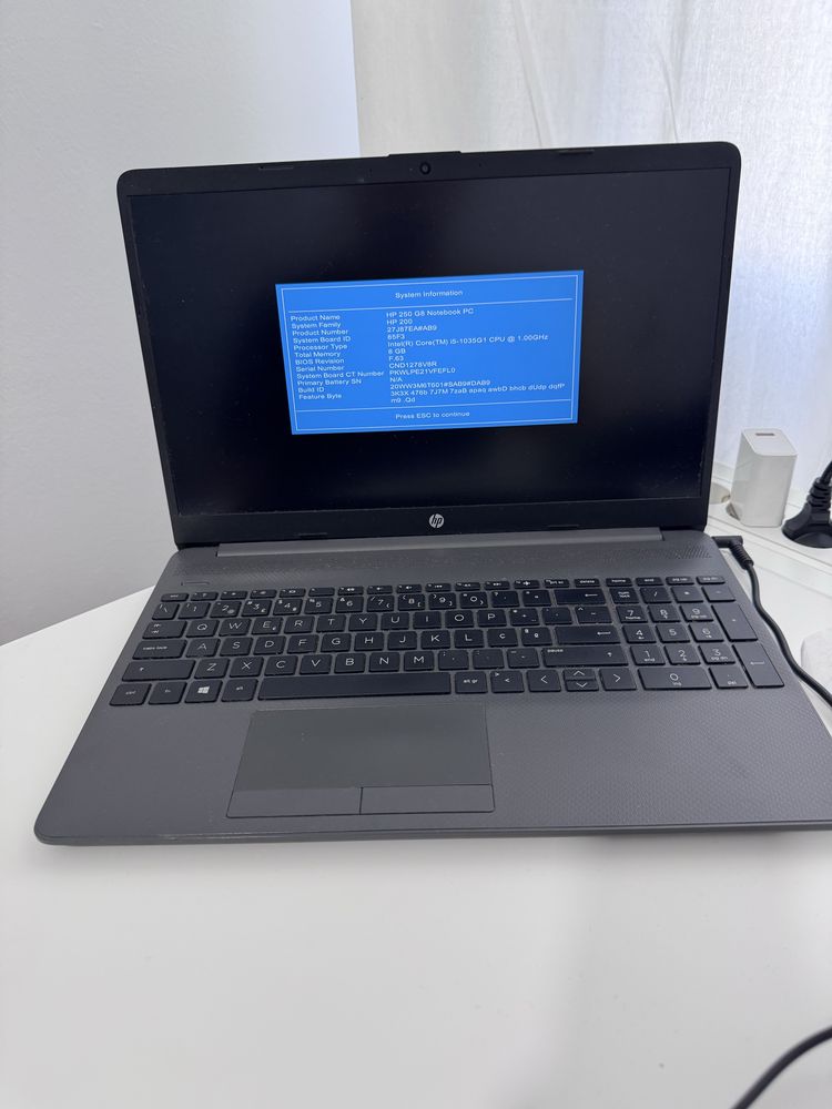 Notebook HP 250 G8
