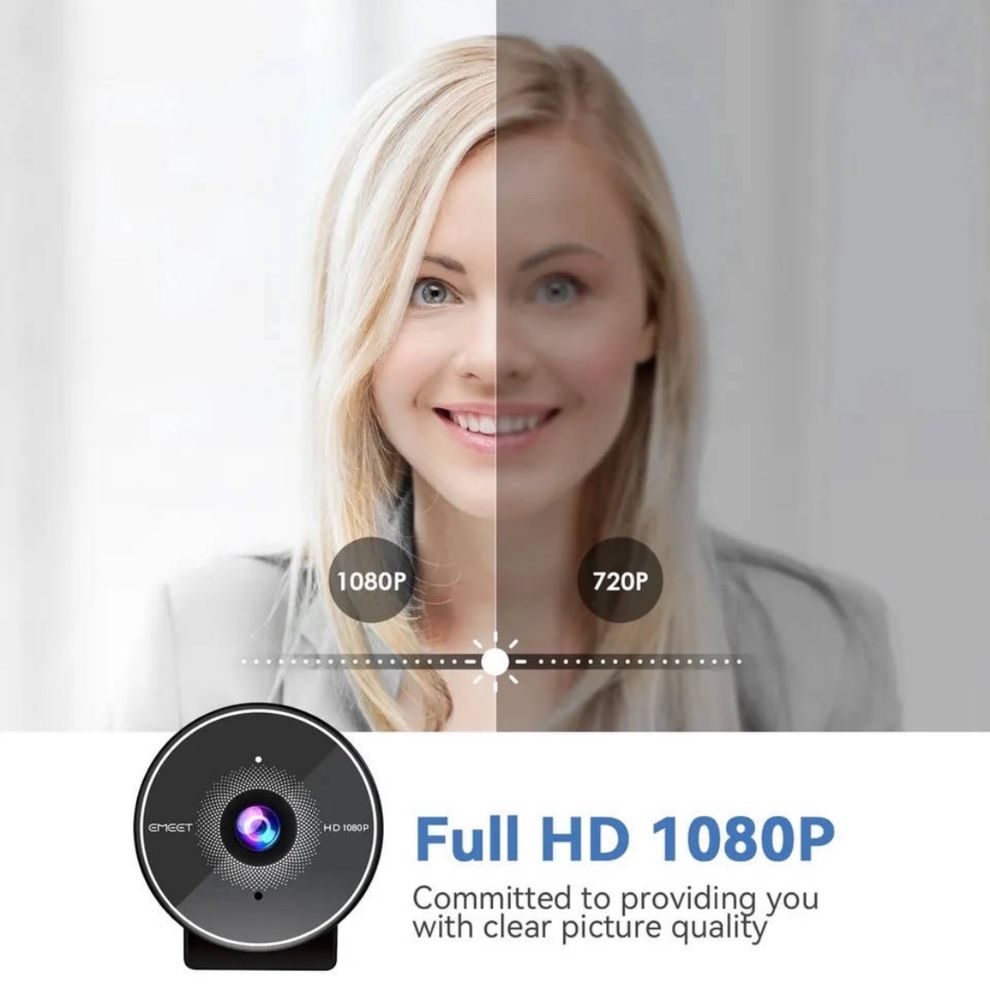 Вебкамера EMEET C955 USB 1080p FullHD з вбудованим мікрофоном