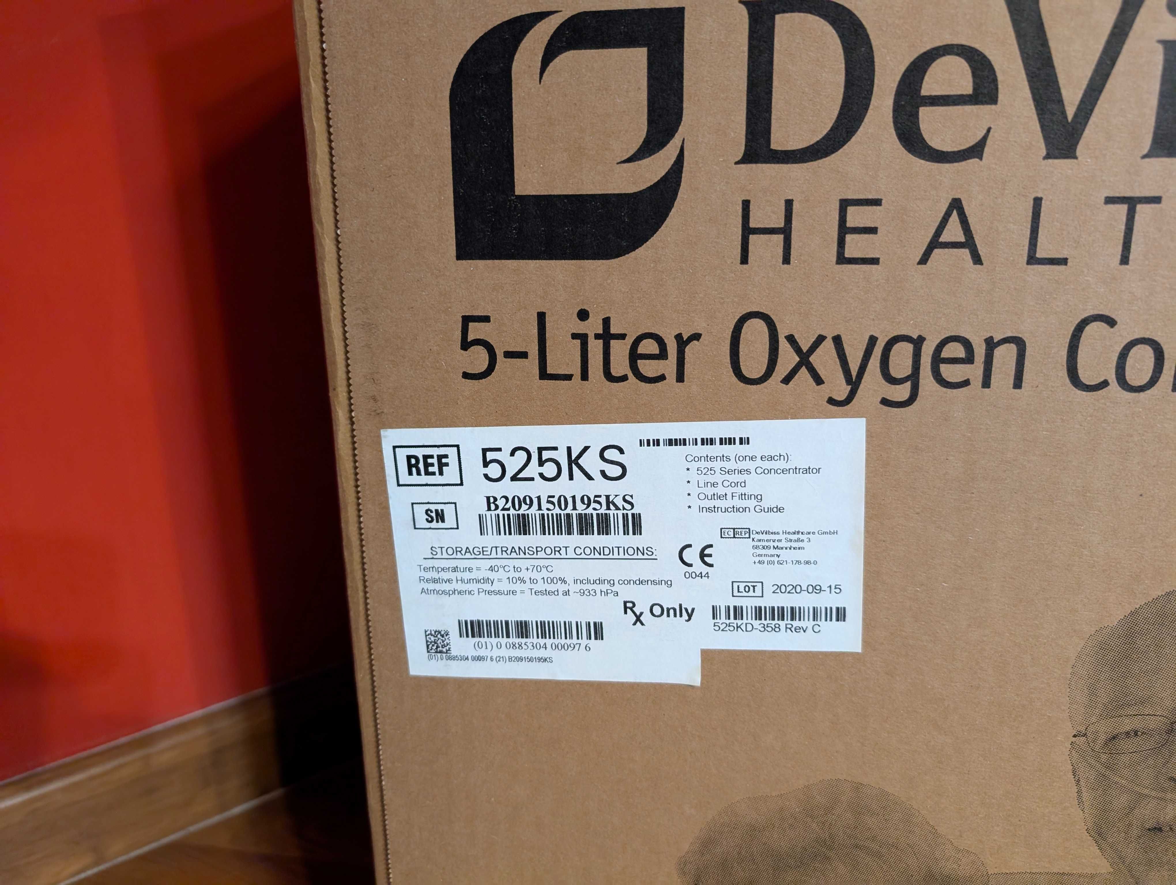 Koncentrator tlenu DeVilbiss 525KS 5 litrów
