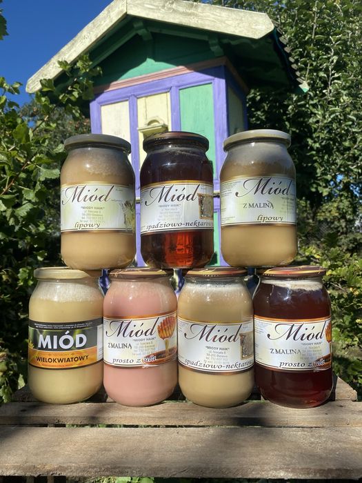 Miód lipowy z maliną i wiosenny