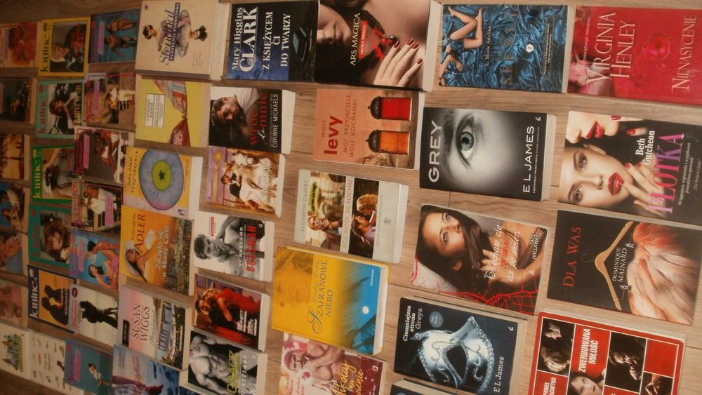 Erotyki, romanse- Grey, Nienasycenie, Plotka, Potępieni- mega zestaw