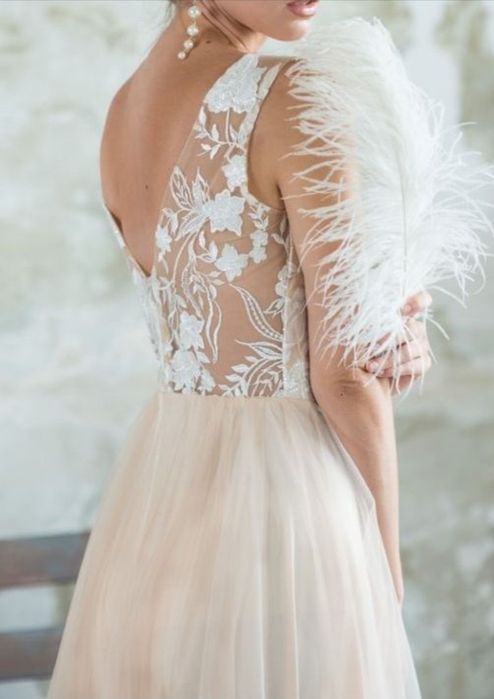 Сукня для особливого випадку пудрова