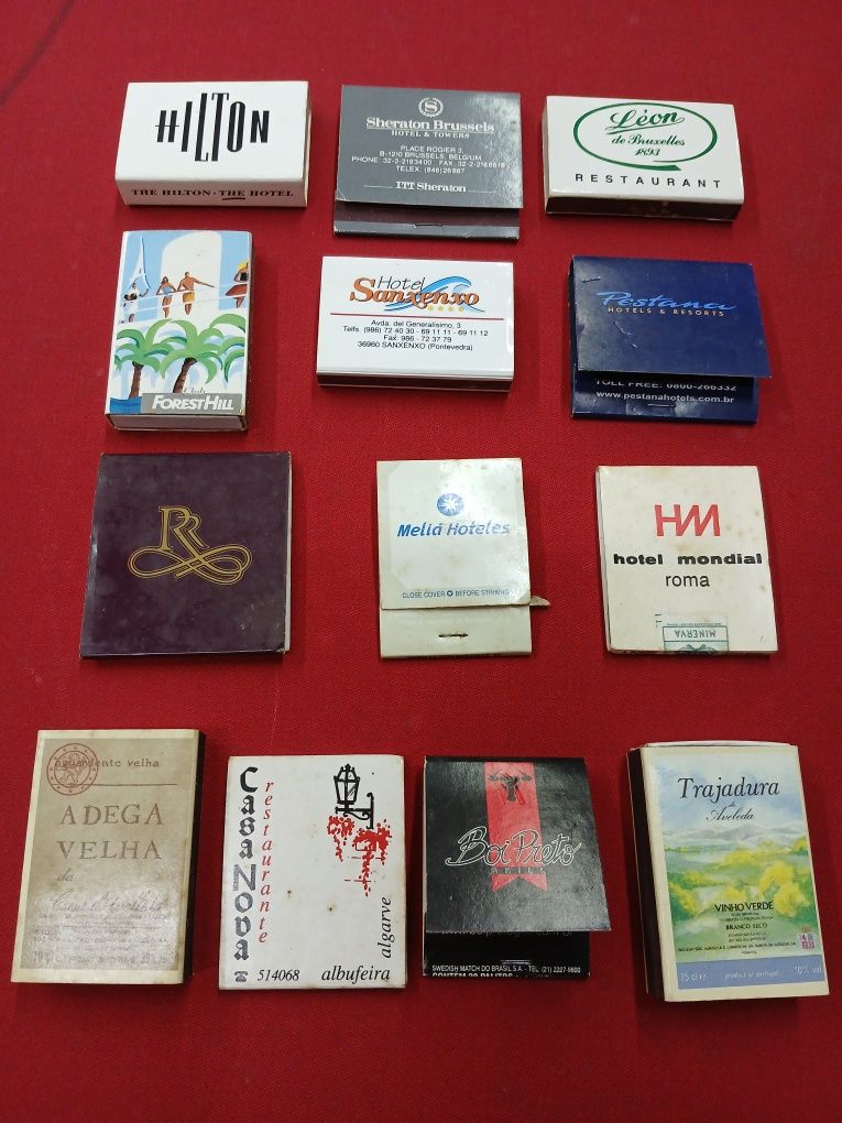 13 Caixas/Carteiras de Fósforos Em Miniatura