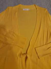 Sweterek żółty L