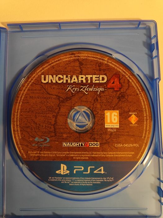 Uncharted 4 kres złodzieja PS4, PS5, PlayStation 4, PlayStation 5