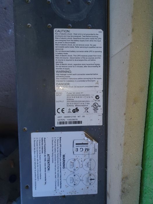 Бесперебойник, инвертор 3,6 кВт  Pulsar MX 4000 RT UPS