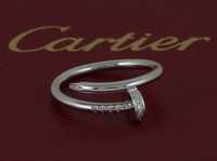 Золотое кольцо Cartier Juste un Clou (Гвоздь) с бриллиантами