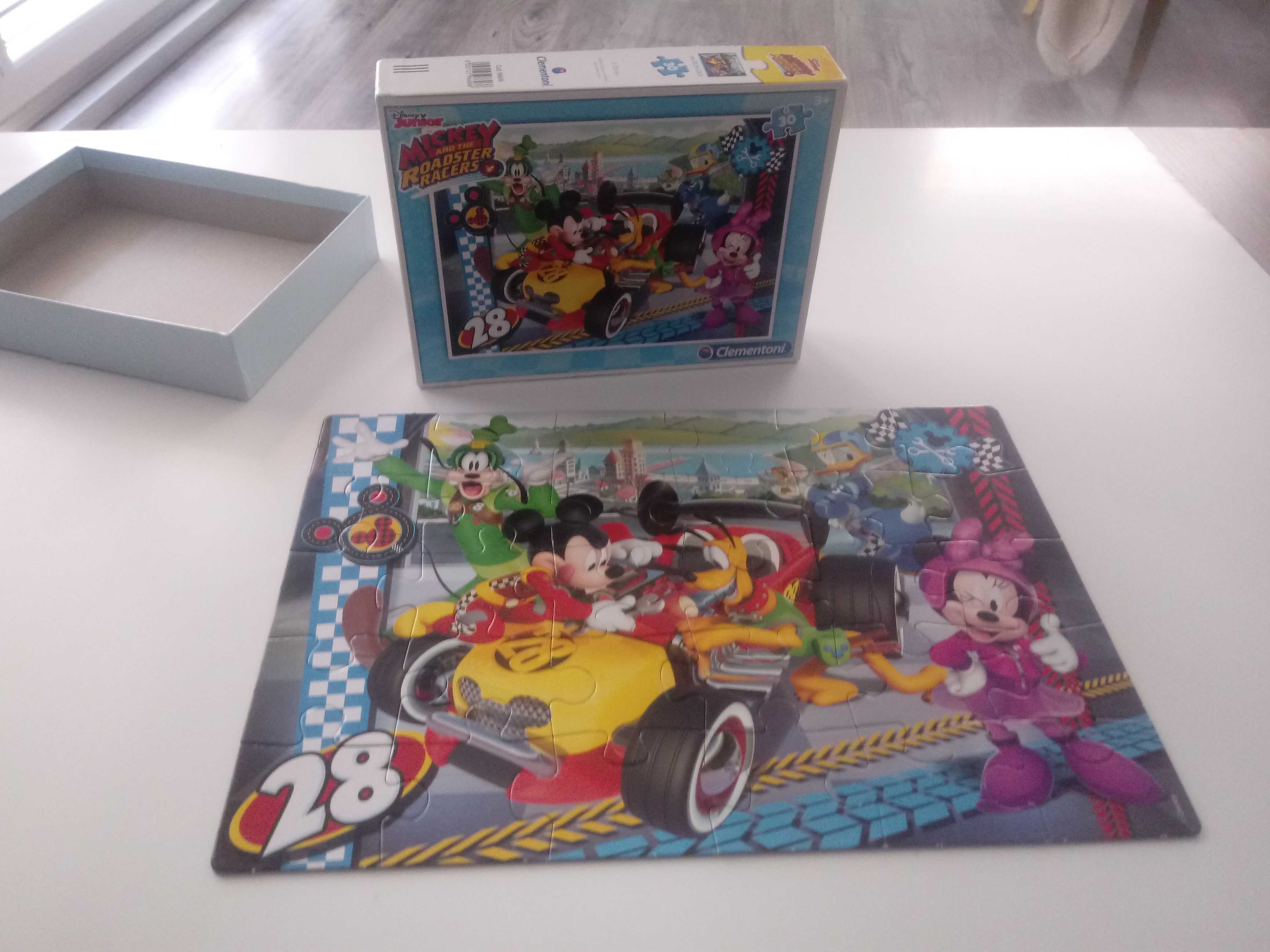 Puzzle myszka mickey 3+ clementoni revensburger zestaw