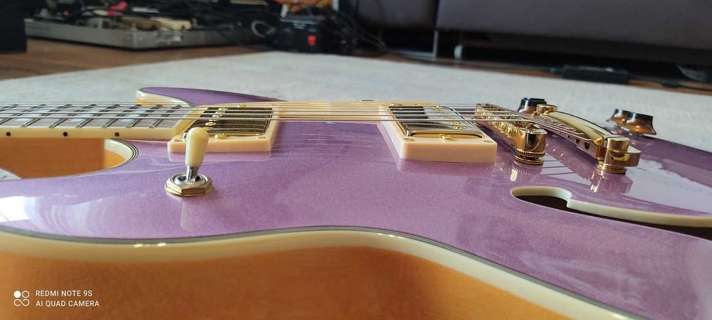 Gitara elektryczna Harley Benton HB-35Plus Semi Hollow ES-335 + SETUP!