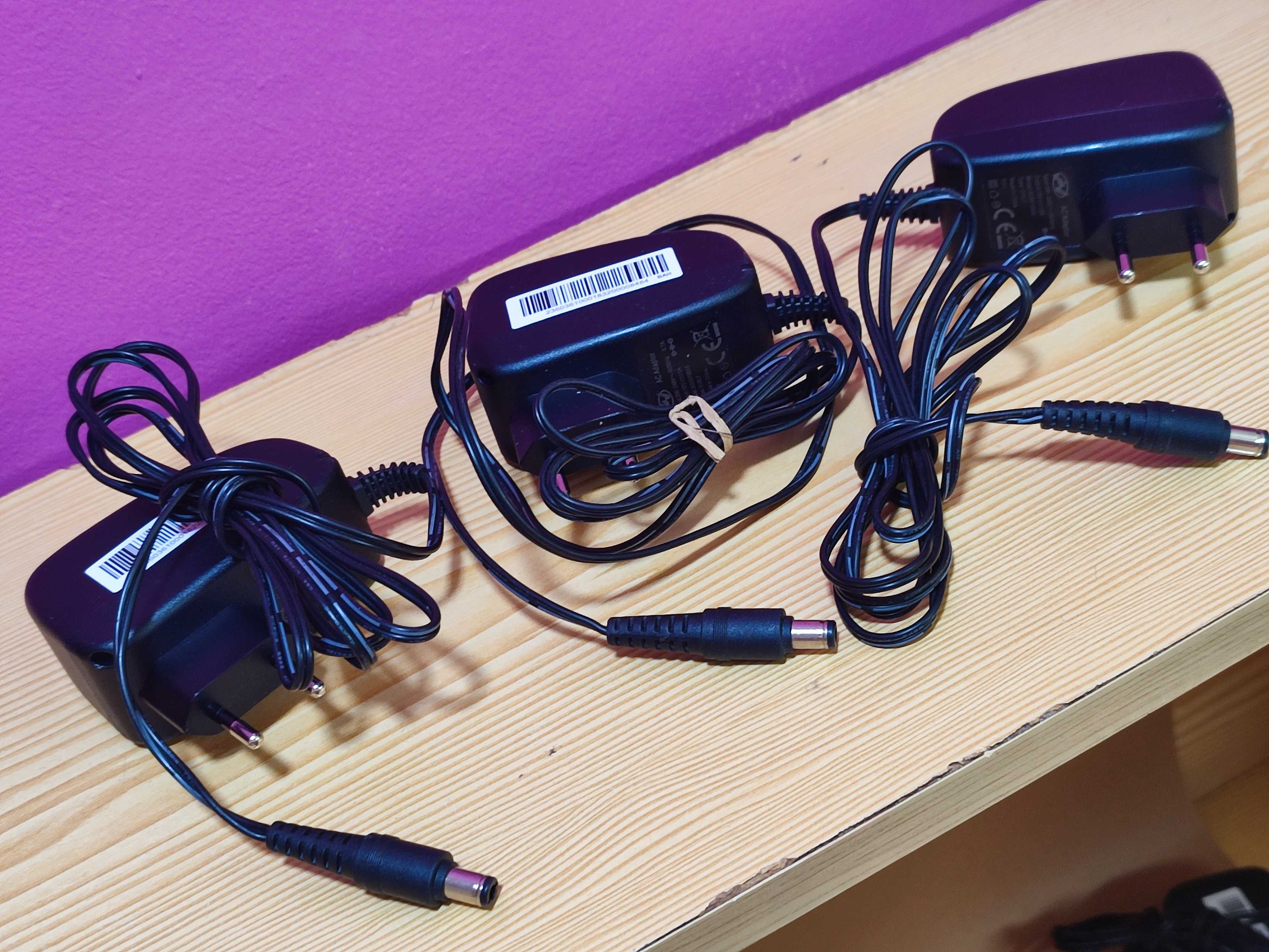 3x Adaptadores AC 12V - 3A Transformadores