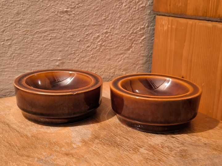 Okrągła popielniczka Porcelit Pruszków PRL