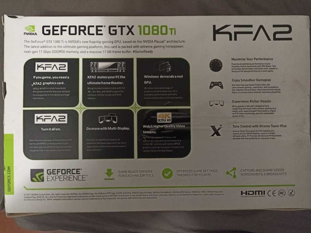 KFA2 (Galaxy) GeForce GTX 1080Ti 11GB EXOC idealna