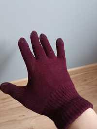 Avon NOWE na smartfona telefon dotykowy rękawiczki bordowe ciepłe zima