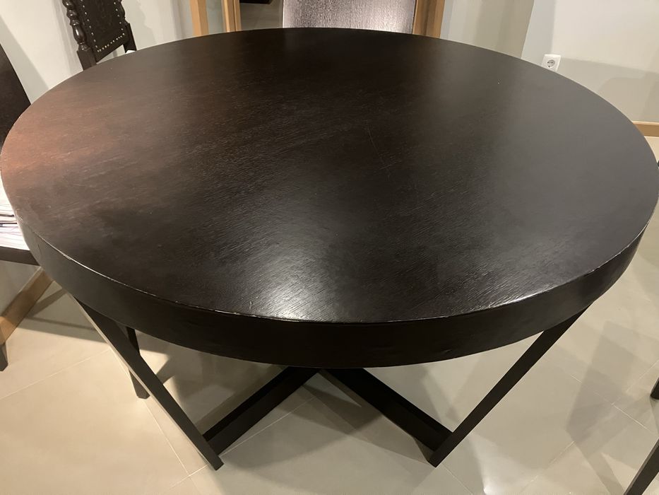 Mesa Jantar & 4 Cadeiras Wengue