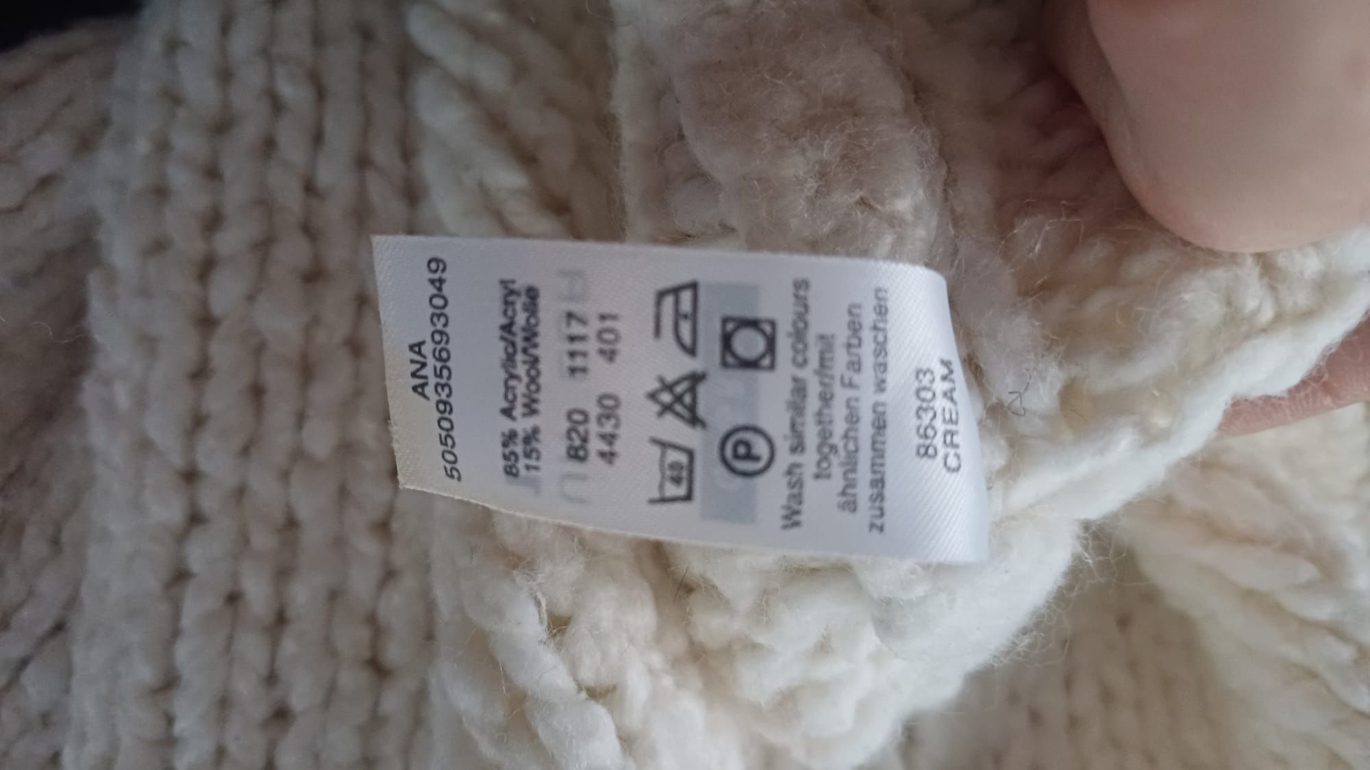 Sweter damski wełniany M