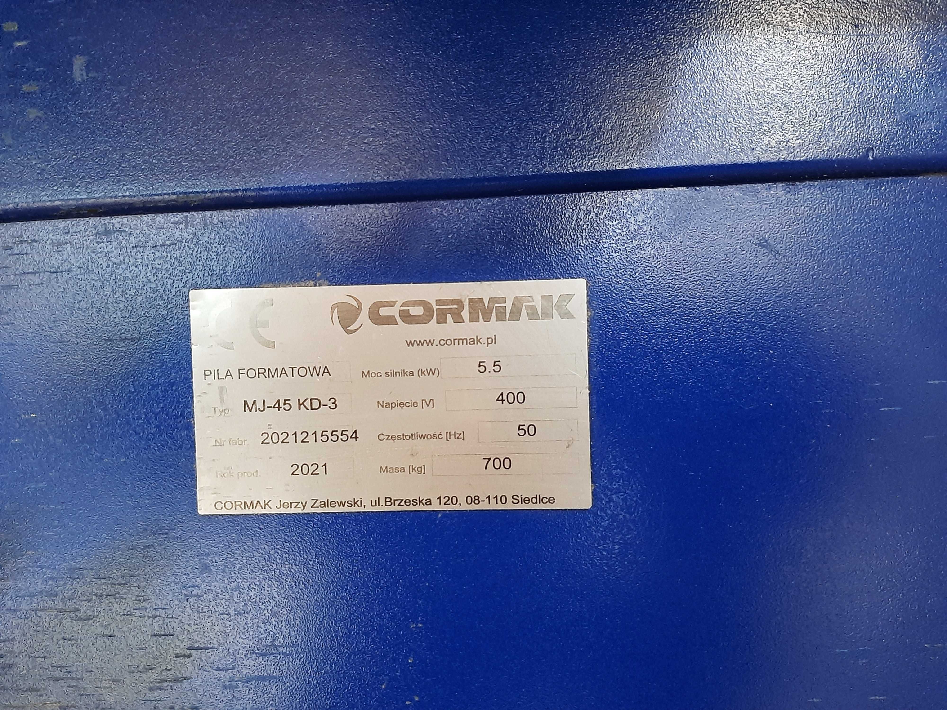 Piła formatowa Cormak MJ45-KD3 gratis odciąg Cormak FM300S