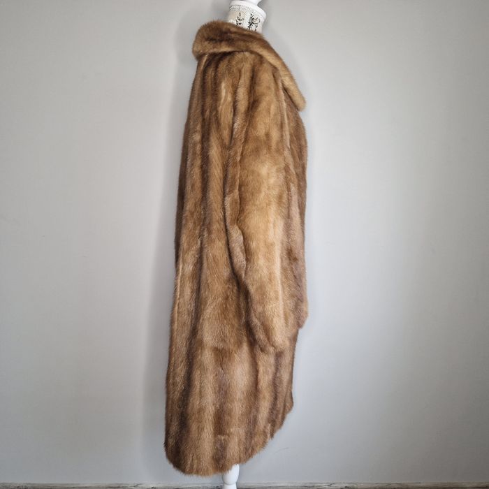 Saga Furs / Mink futrzany płaszcz z norki