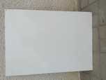 48 cm x 68 cm x 1.5 mm  - BIAŁY arkusz blachy aluminiowej RAL 9016
