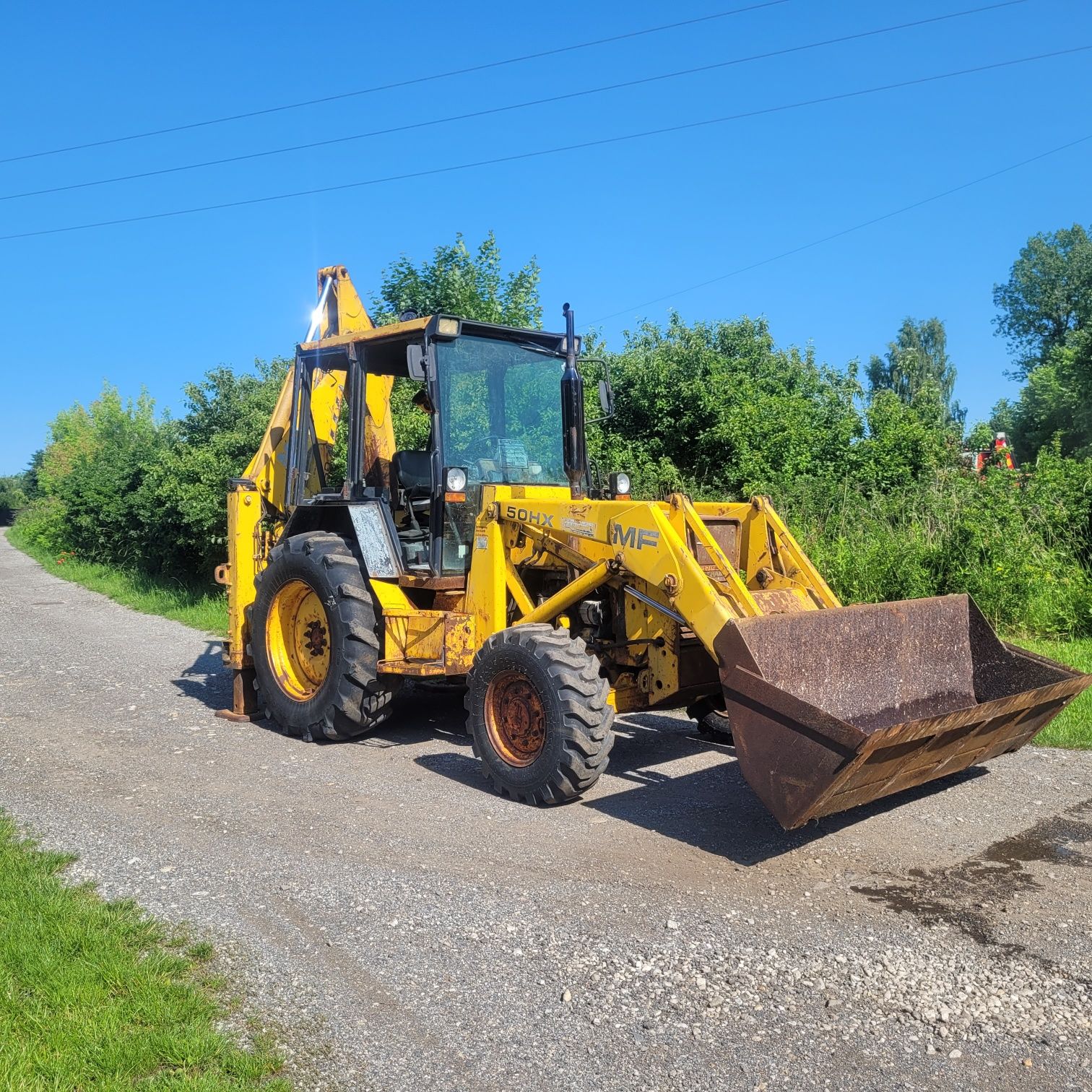 Koparko ładowarka MF  50HX 4x4 rewers