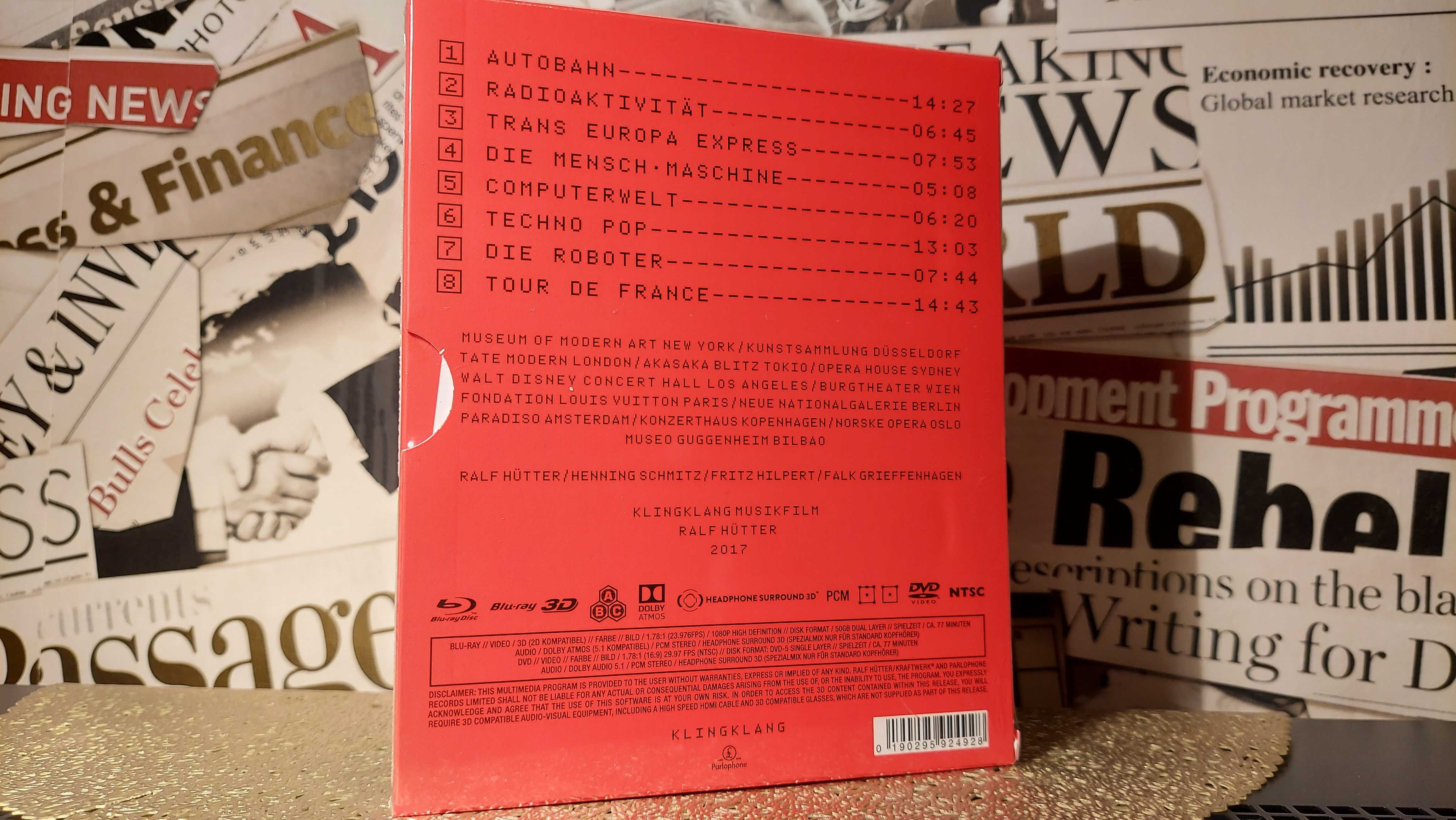 Kraftwerk - 3-D Live Koncert na płytach Blu-ray Dolby Atmos + DVD