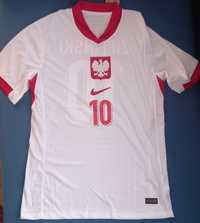 Koszulka reprezentacji Polska, meczówka, nowa, Nike #10 Zieliński
