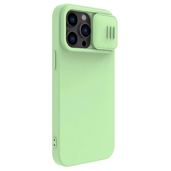 Nillkin CamShield Silky Silicone Case etui iPhone 14 Pro pokrowiec z o