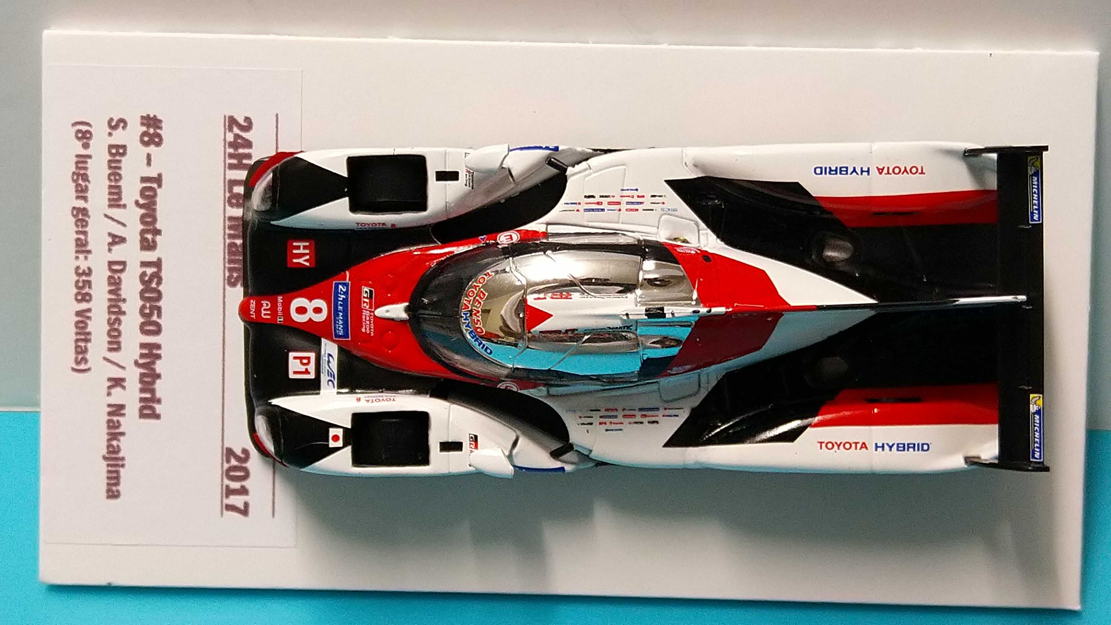 Toyota TS050 Hybrid #8 - 24 h Le Mans 2017 - Miniatura IXO escala 1/43
