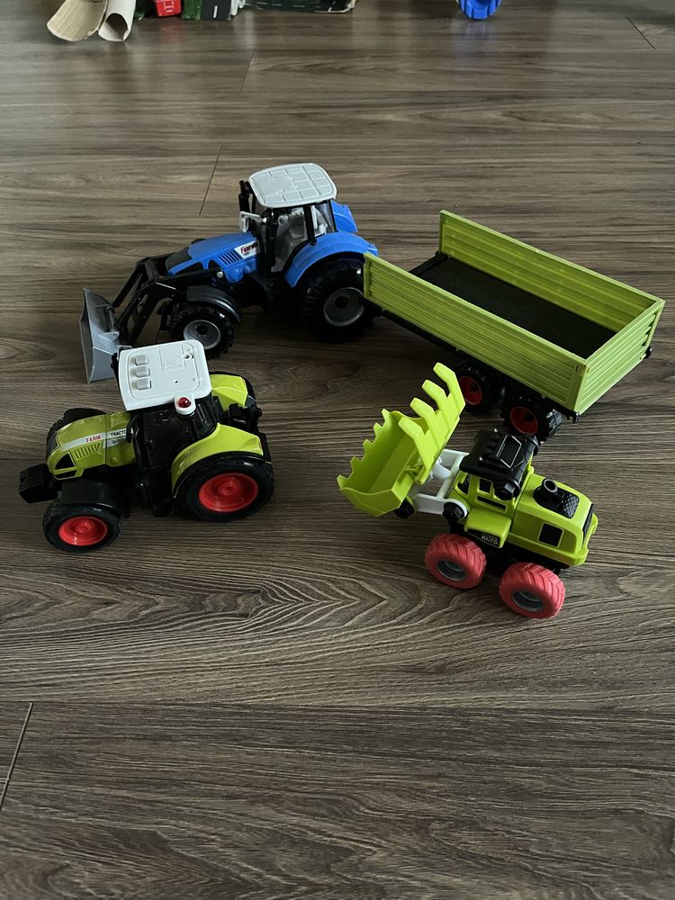 Zestaw traktor spychacz